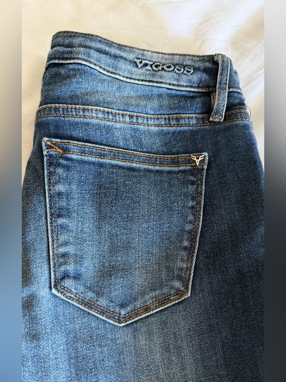 Vigoss Jagger Boot Cut Stretch Jeans Size 28 Dark Wash - Picture 4 of 8